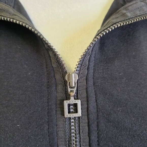 Sarah Pacini quarter zip cotton Long sleeves midi dress - Picture 4 of 5